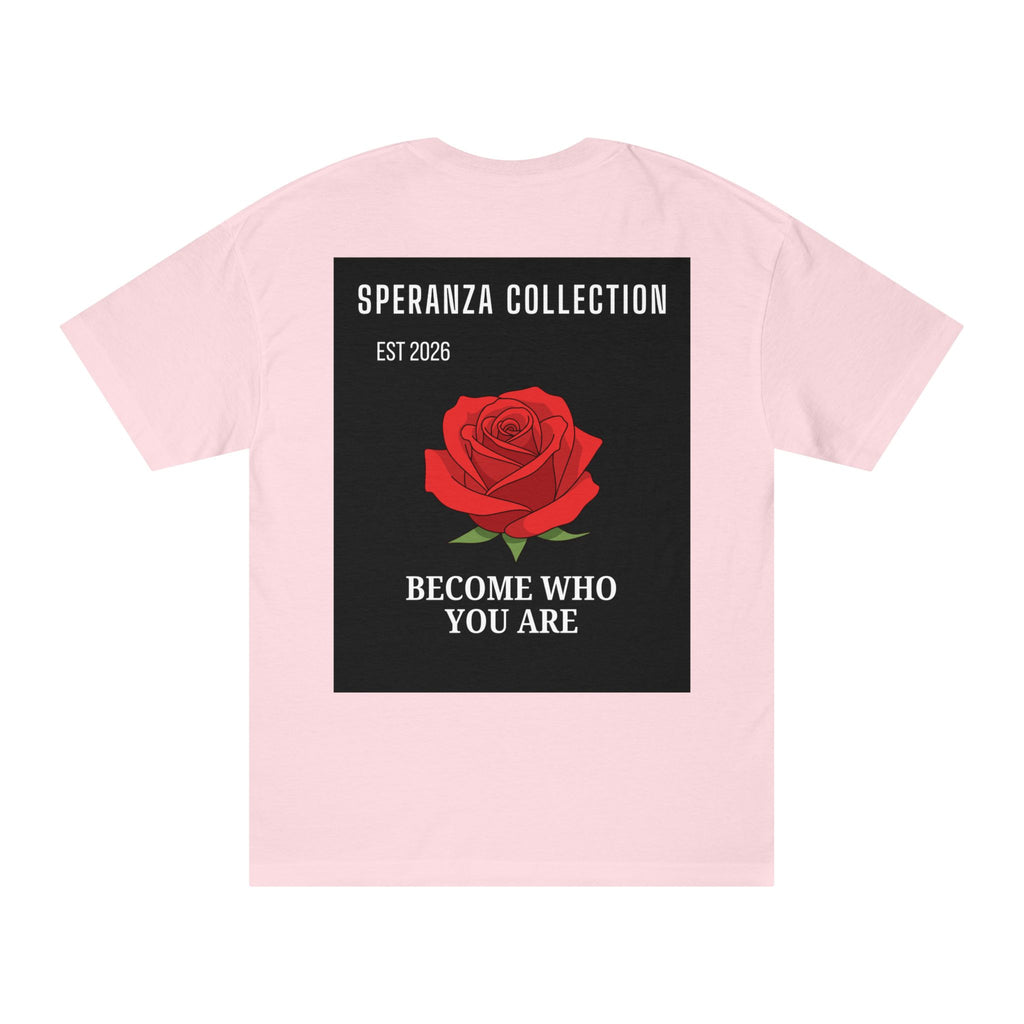 Speranza Collection "Become Who You Are" tee