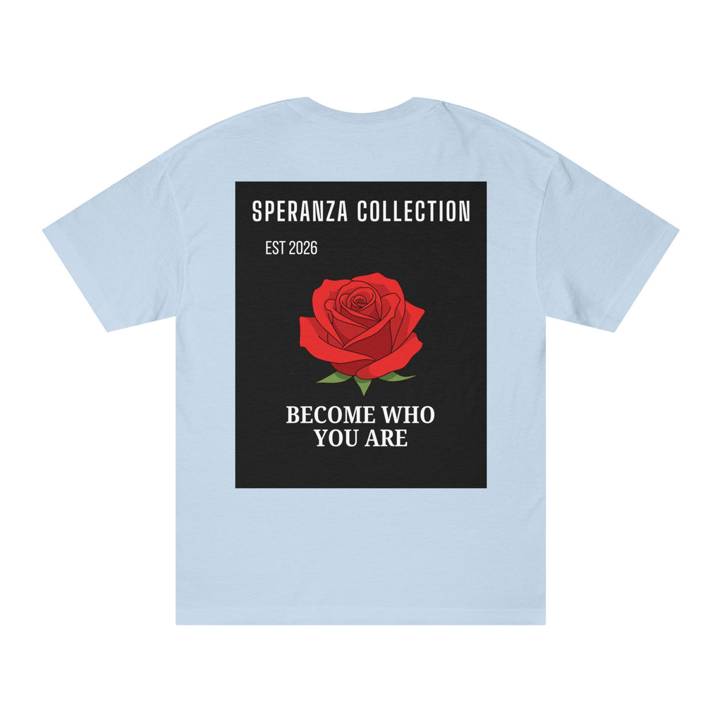 Speranza Collection "Become Who You Are" tee
