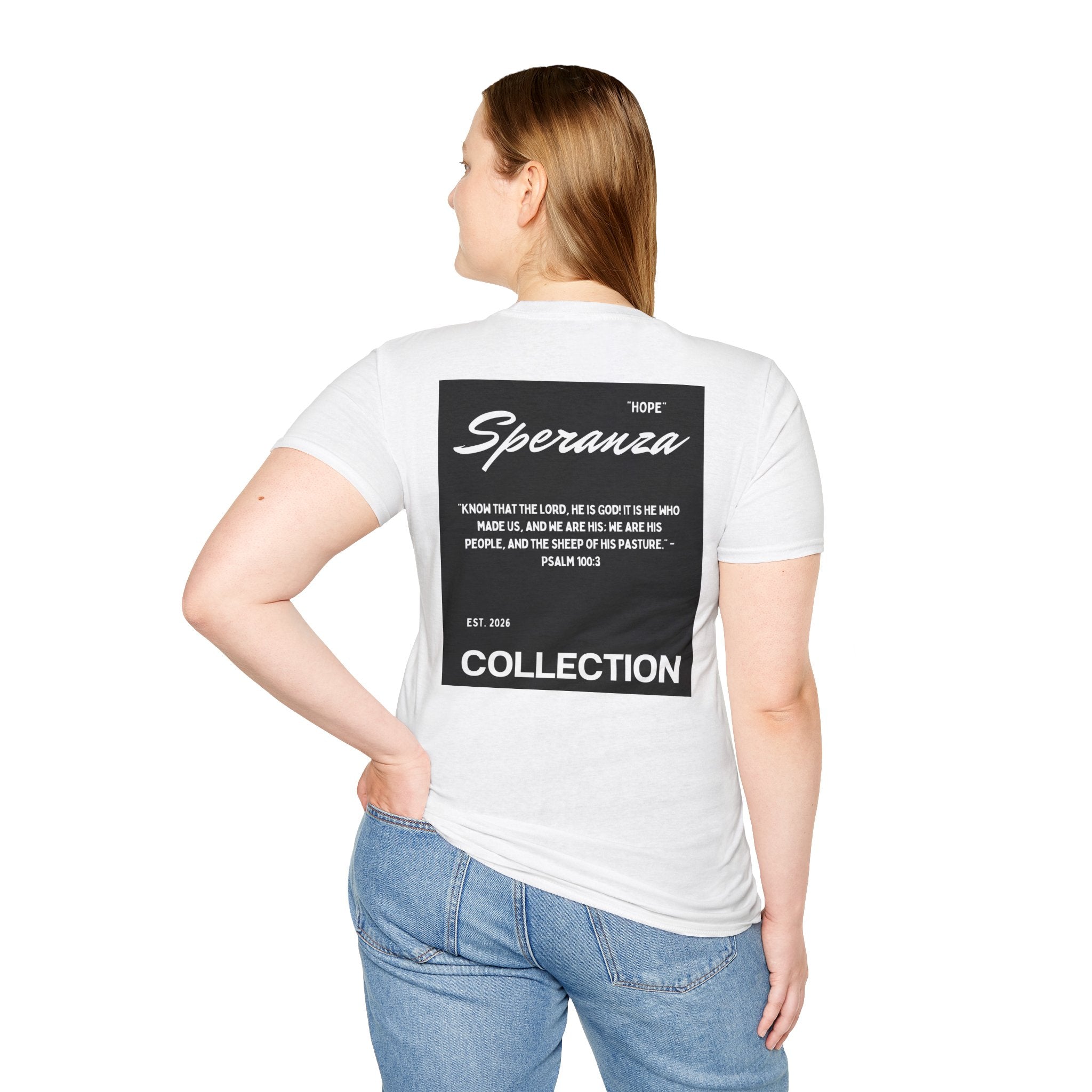 'Speranza Collection' Psalm 100:3 Tee