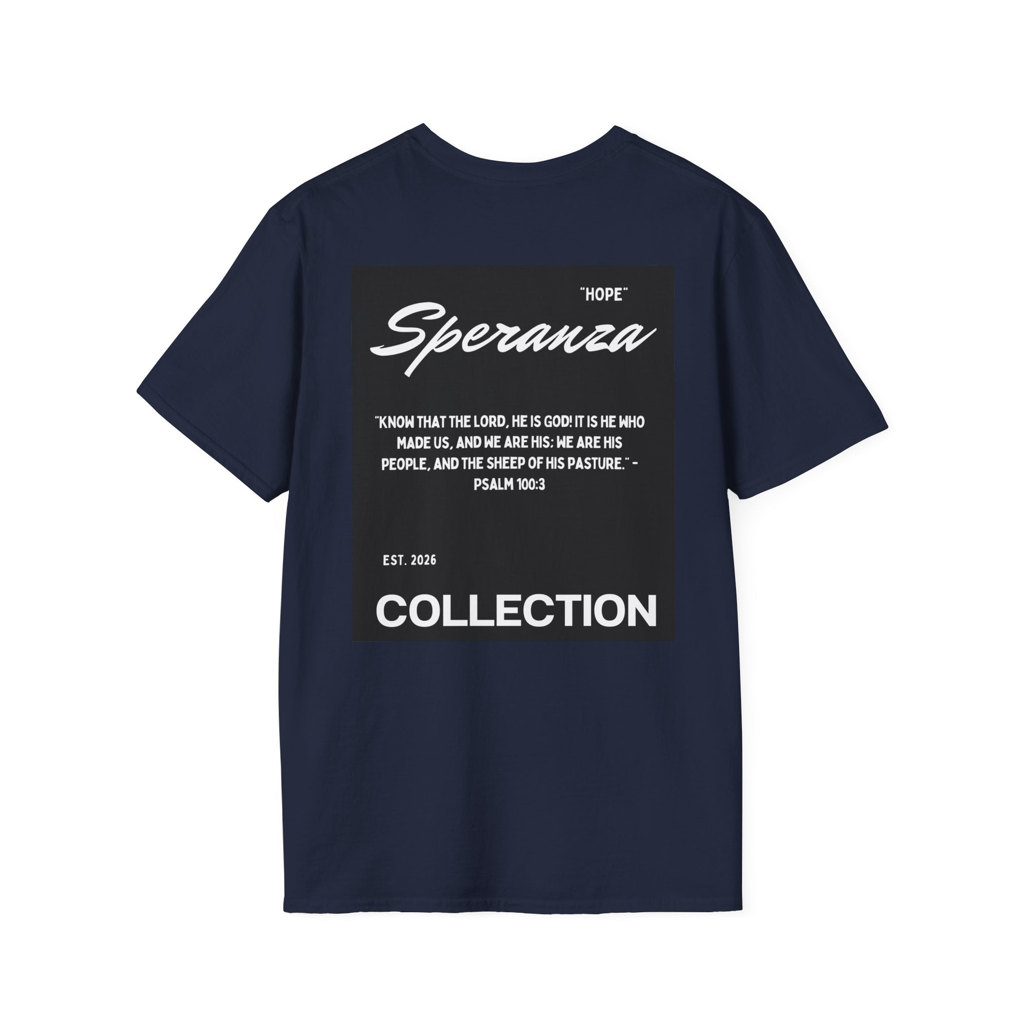'Speranza Collection' Psalm 100:3 Tee