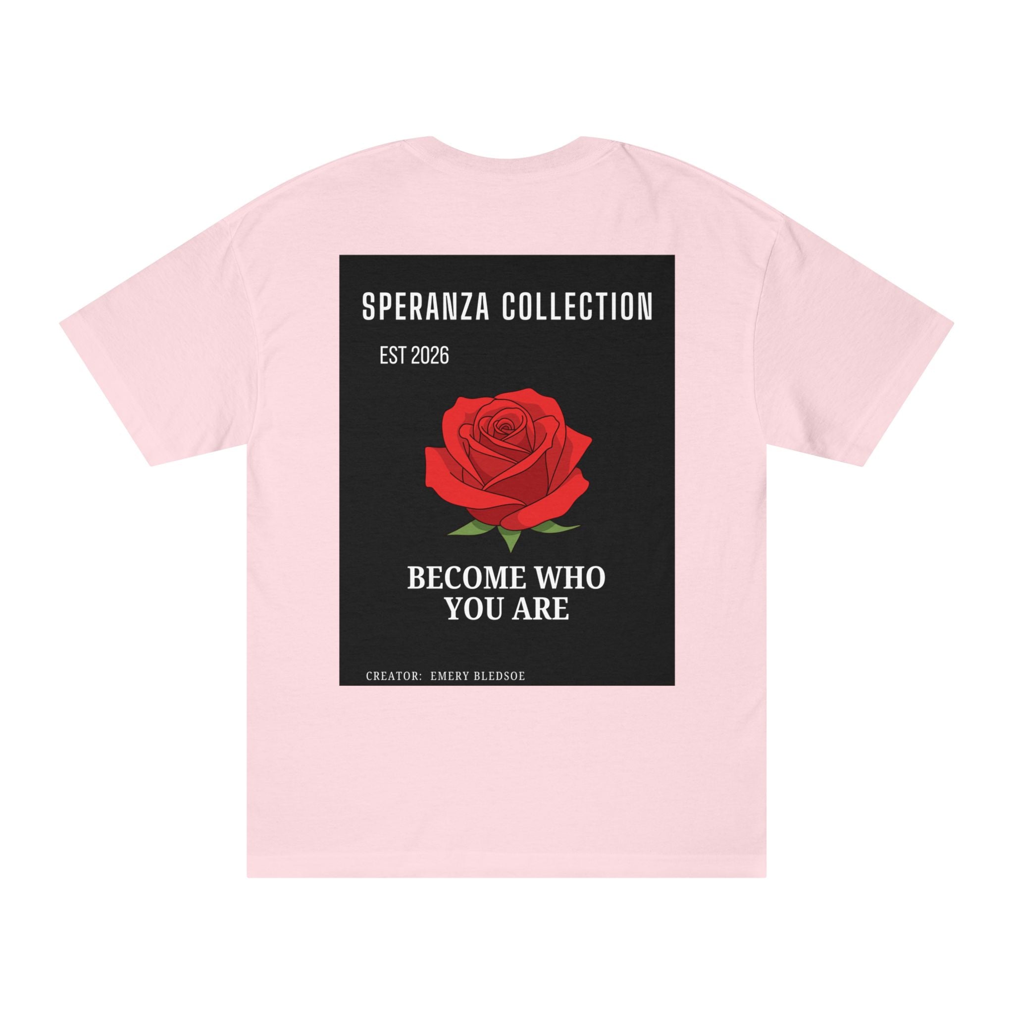 Speranza Collection "Become Who You Are" tee