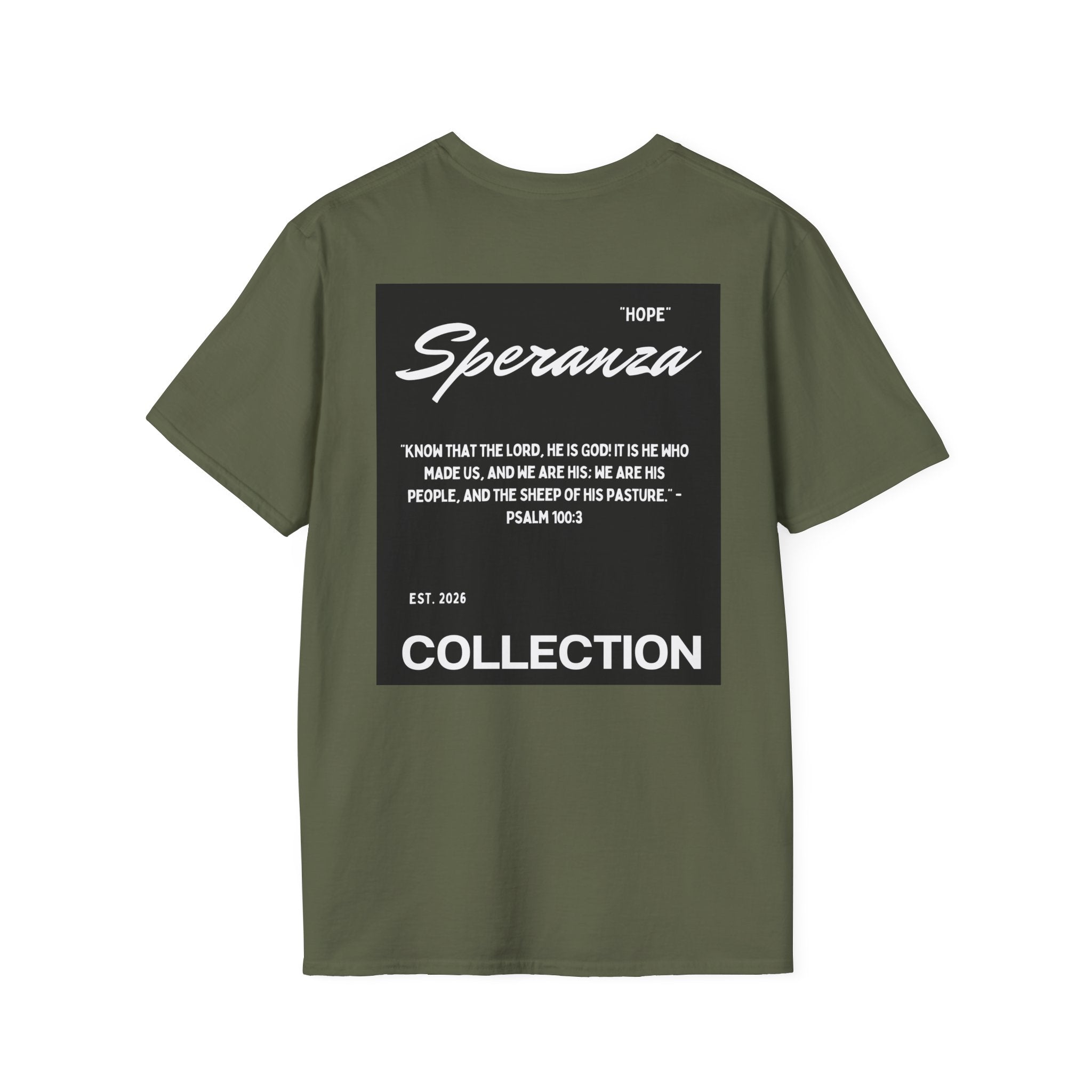 'Speranza Collection' Psalm 100:3 Tee