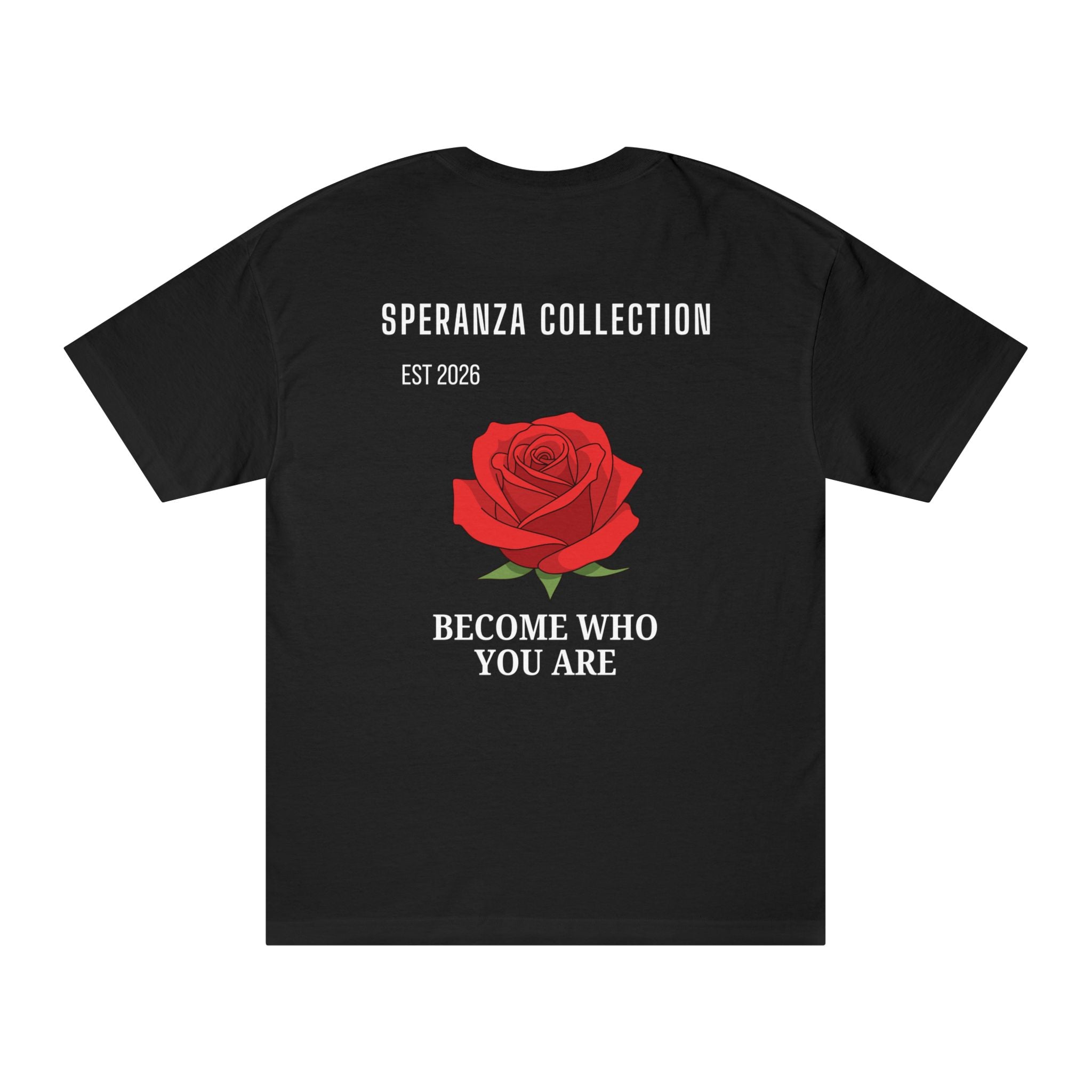 Speranza Collection "Become Who You Are" tee