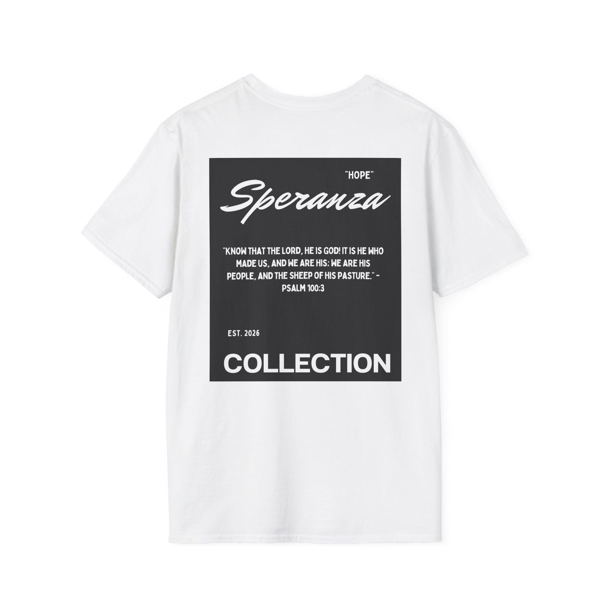 'Speranza Collection' Psalm 100:3 Tee