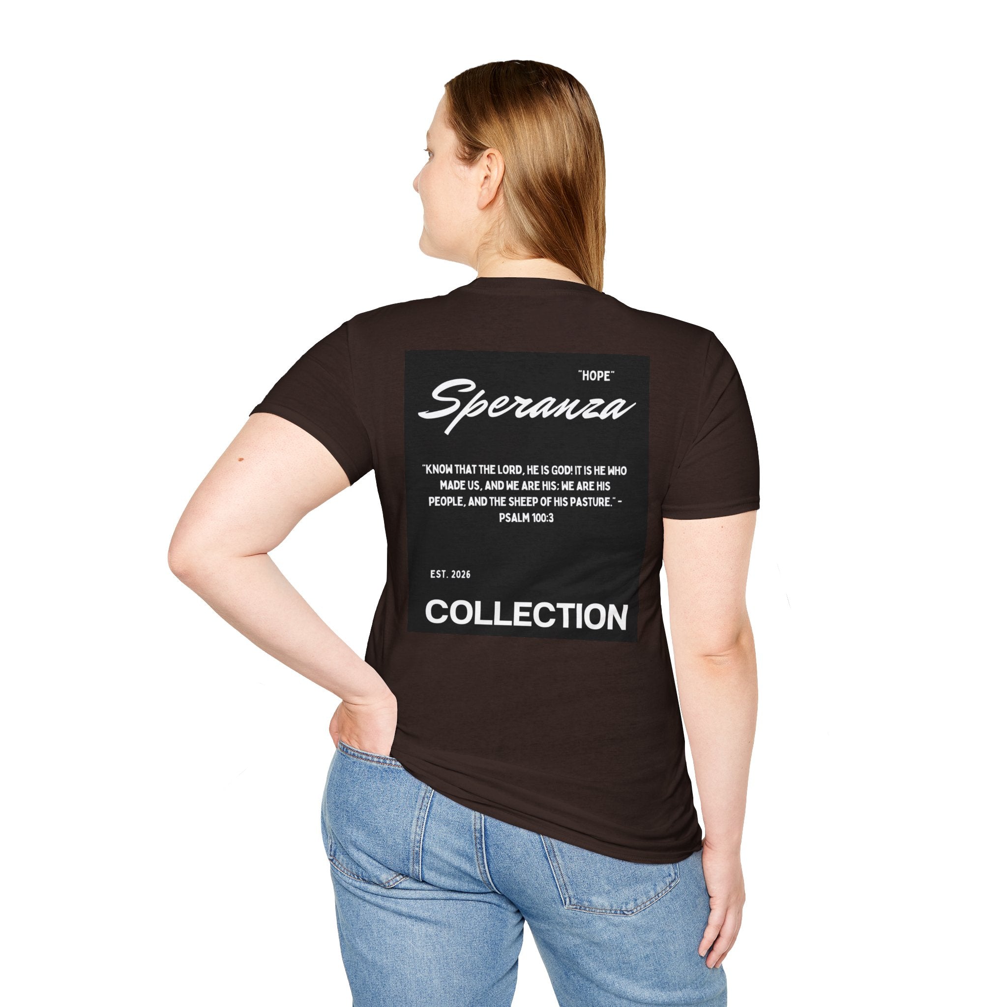 'Speranza Collection' Psalm 100:3 Tee