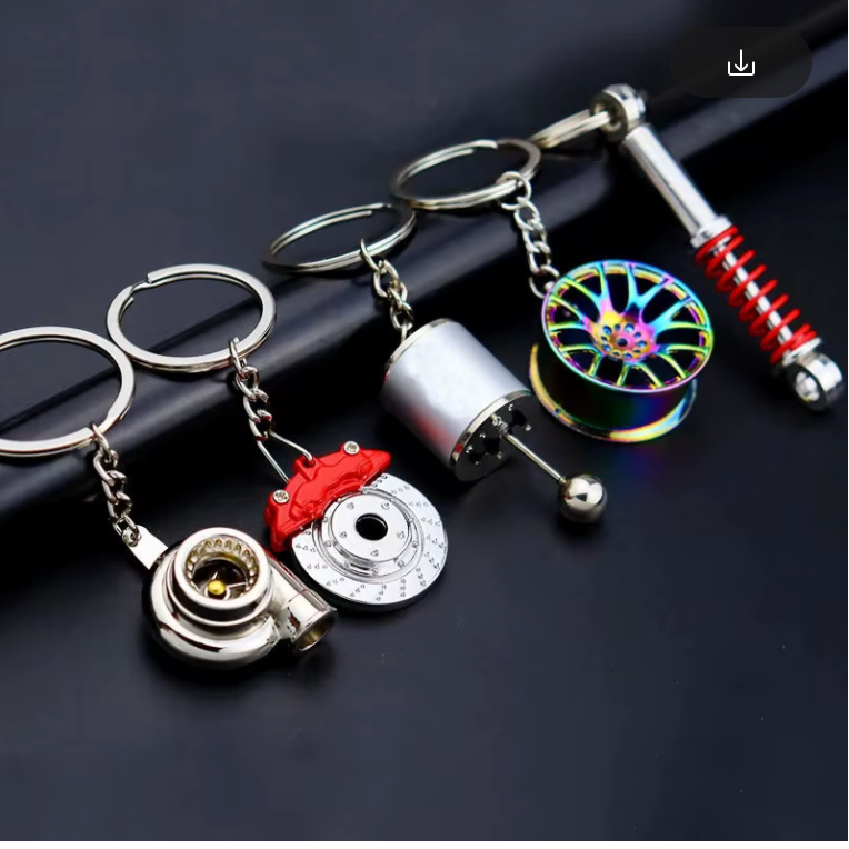 The Favorite Car Enthusiast Keychain